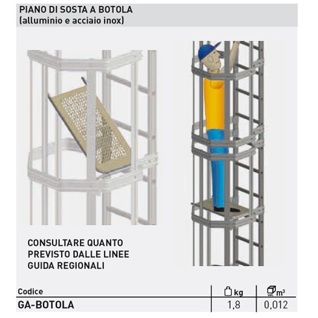 Vendita online Cancelletto di sbarco per scala Security System (Rif. Facal GA-CANC714)